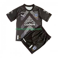 Camisola CF Monterrey Guarda-redes Criança Equipamento Segundo 2022-2023 Manga Curta